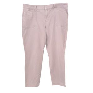 Old Navy Pixie Chinos, Soft and Comfy Ankle Pants, Lavender Color, Size 16